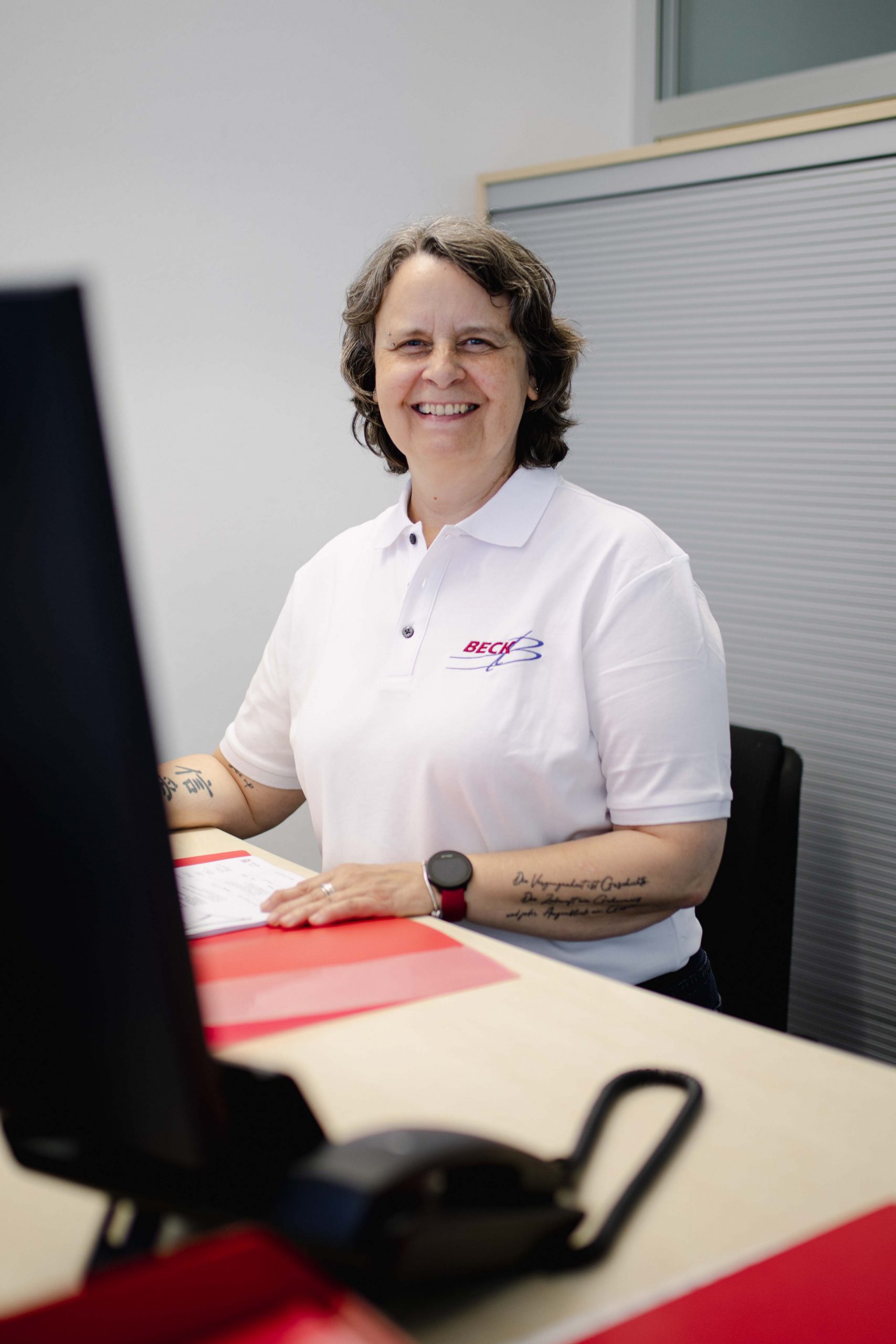 Sandra Beck, Verkehrsleiterin, Portraitfoto.